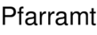 pfarramt
